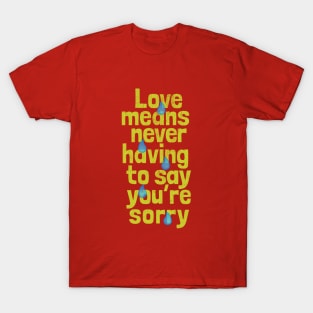 Love means T-Shirt